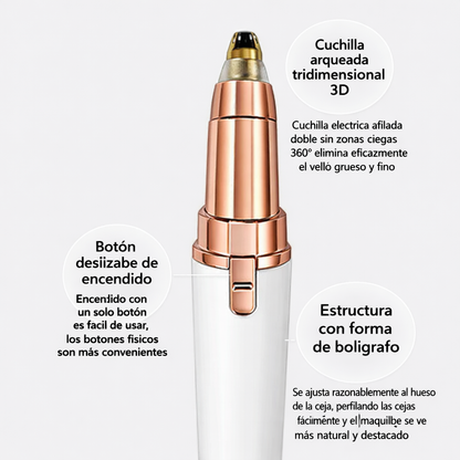 Depiladora facial de precisión indolora RECARGABLE